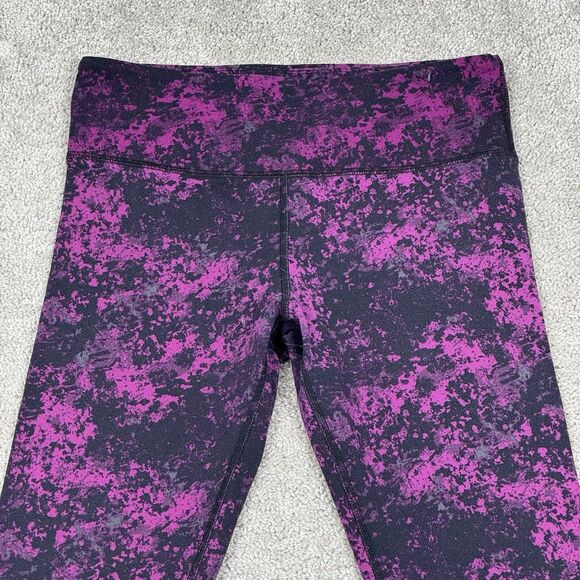 Alo Yoga Capri Leggings Purple Tie Dye Camo Size Small - Picture 2 of 4
